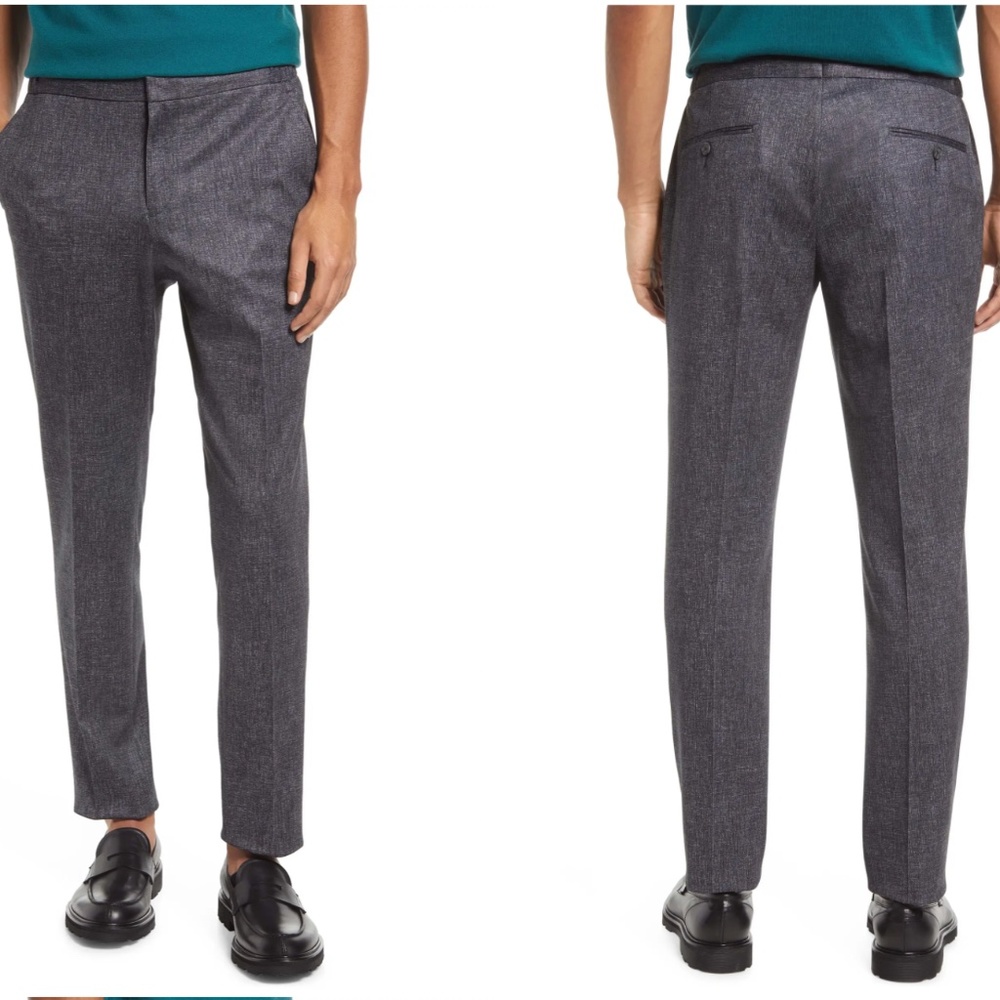 Knit Hybrid Trim Trouser, Medium, BLACK CROSS ETCH